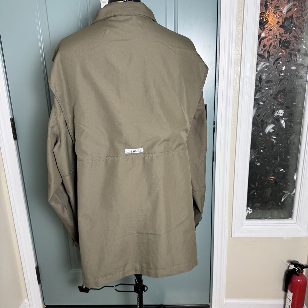 Habit Fishing Shirt Mens 3XL Tan Khaki Long Sleeve Vented Outdoors Hiking - Picture 2 of 10